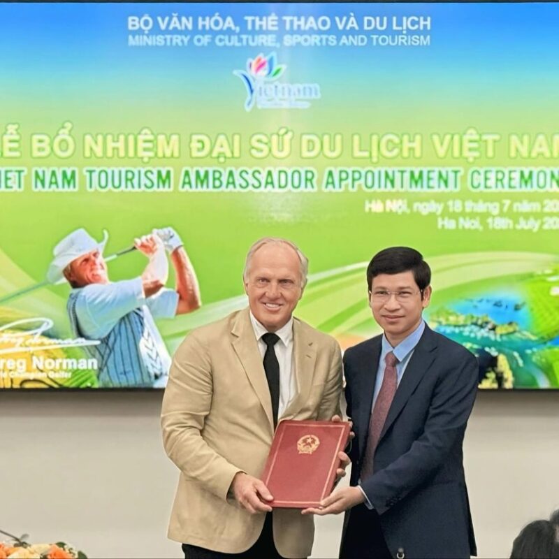 Greg Norman Vietnam Tourism Ambassador