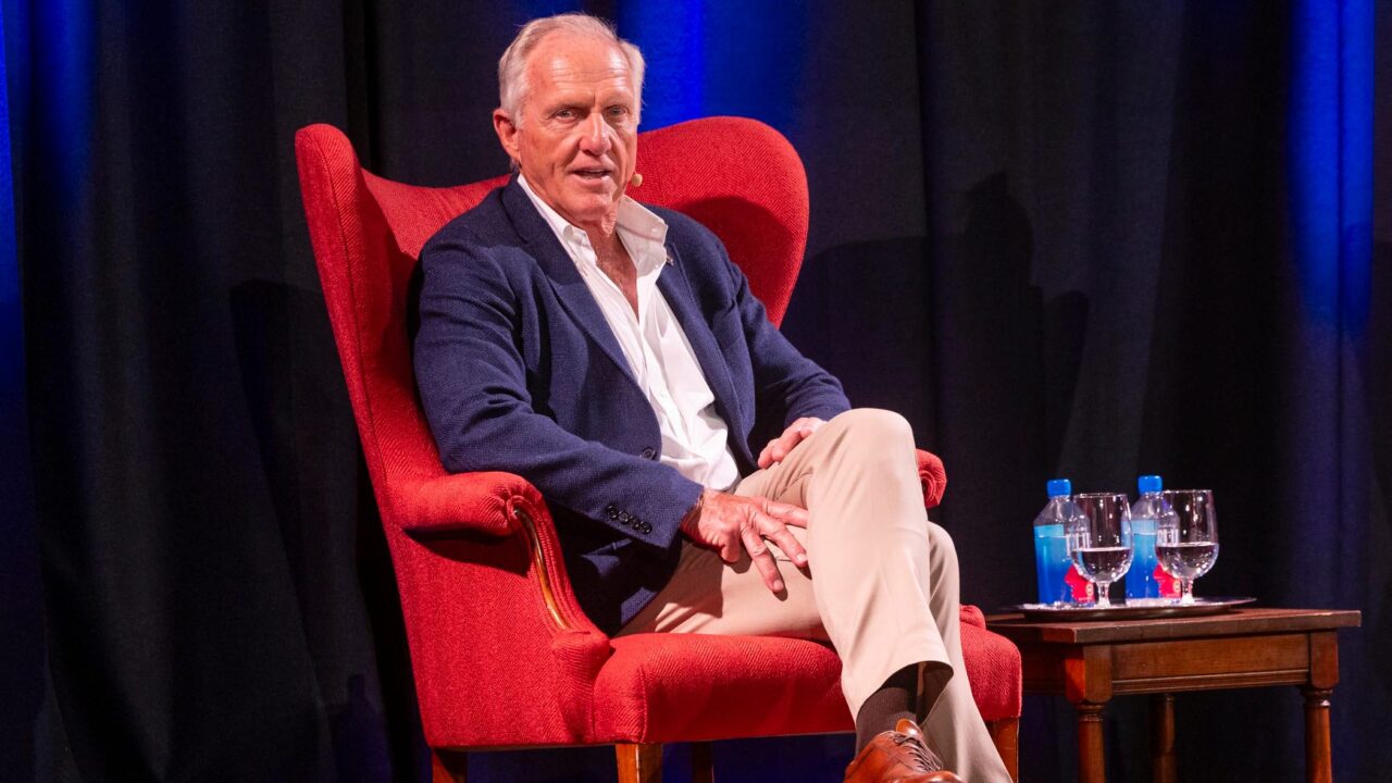 Golf is 'in a Great Place,' Greg Norman Tells Palm Beach Audience